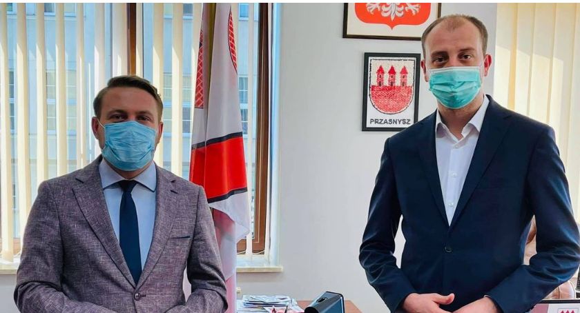 Minister Jacek Ozdoba odwiedził dziś Urząd Miasta Przasnysz