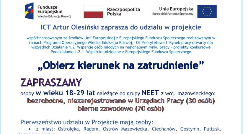 Jesteś bezrobotny? Odbierz kierunek na zatrudnienie