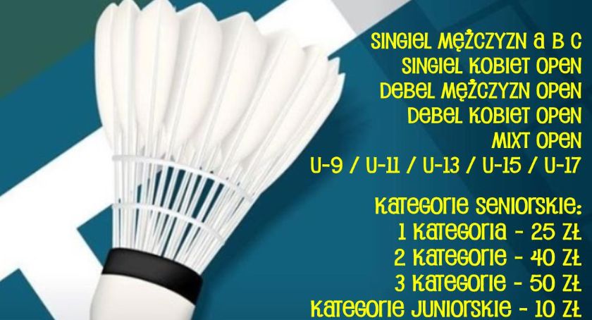 Rusza V Grand Prix Jednorożca w Badmintonie 