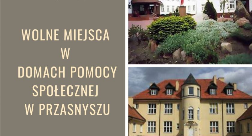Wolne miejsca w Domach Pomocy Społecznej w Przasnyszu