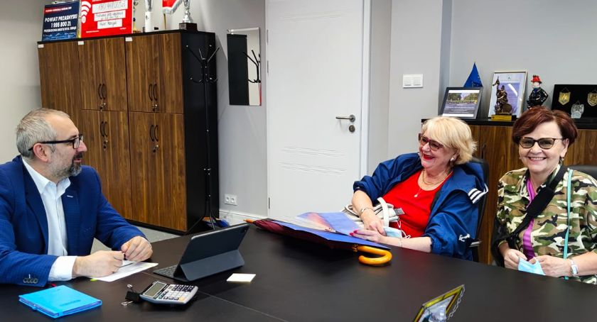 Przedstawicielki Rady Seniorów Miasta Przasnysz były gośćmi Starosty Przasnyskiego Krzysztofa Bieńkowskiego. 