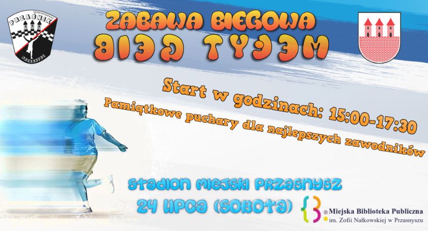 Weź udział w zabawie biegowej biegnąc tyłem