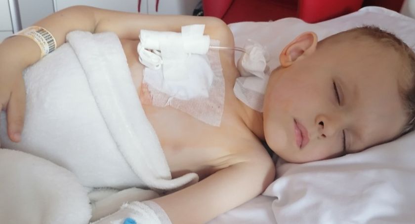 Mały Szymon z Krasnego potrzebuje pomocy. Ruszyła zbiórka charytatywna