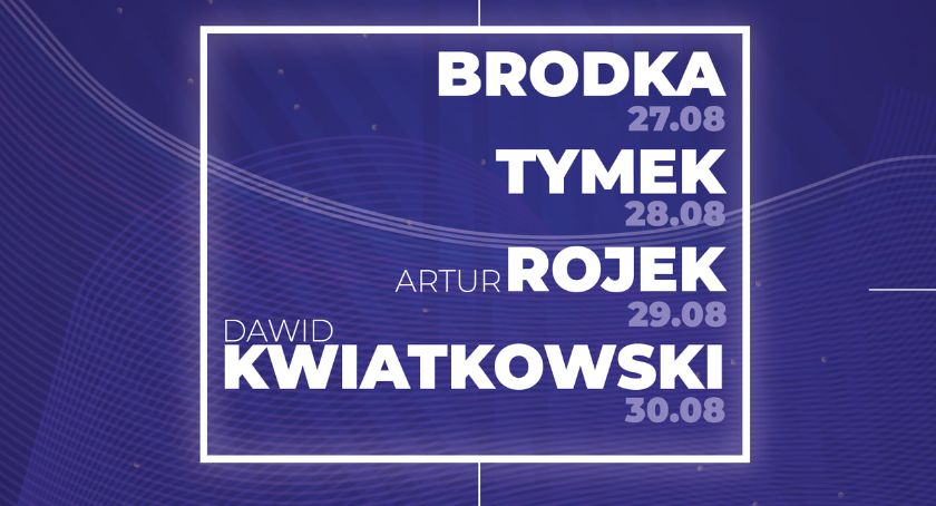 Brodka, Tymek, Artur Rojek i Dawid Kwiatkowski na zakończenie wakacji