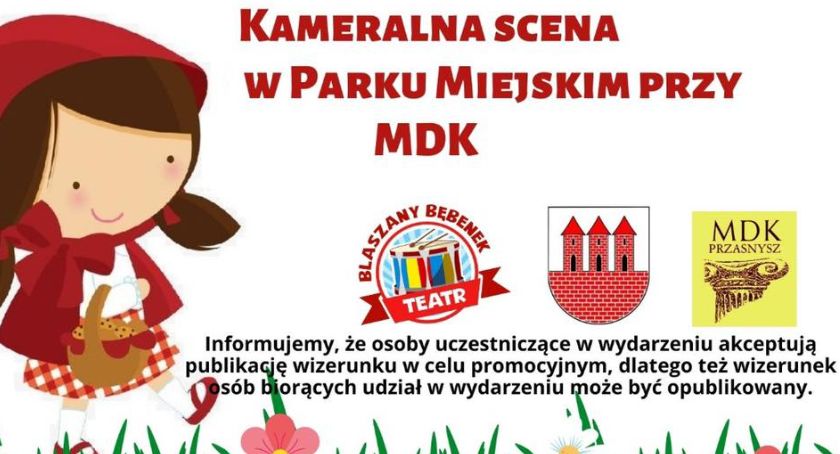 Czerwony Kapturek w wykonaniu Teatru Blaszany Bębenek