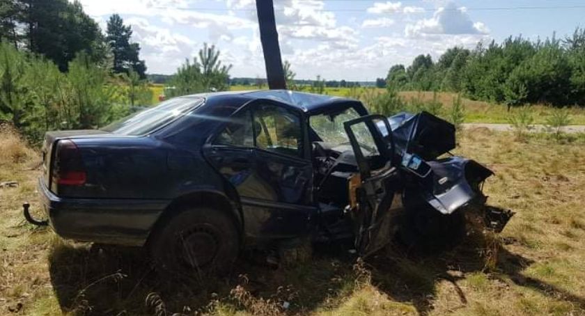 Przasnyszanin sprawcą groźnego wypadku w Budach Prywatnych.
