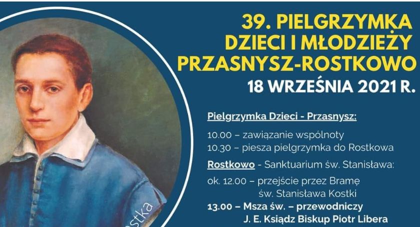 39. Pielgrzymka Dzieci i Młodzieży z Przasnysza do Rostkowa - zaproszenie