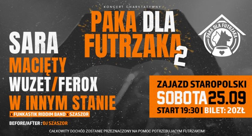 Zagrają charytatywnie dla futrzaków