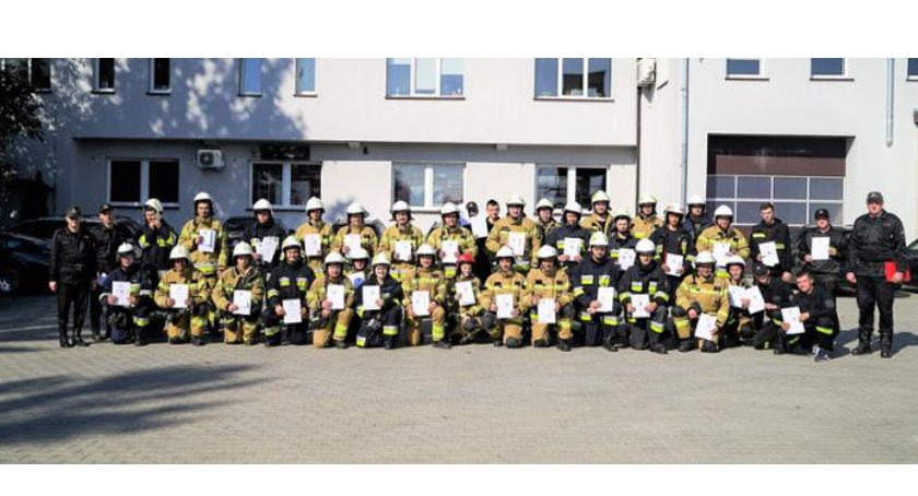 39. Druhów Ochotników ukończyło szkolenie podstawowe dla strażaków