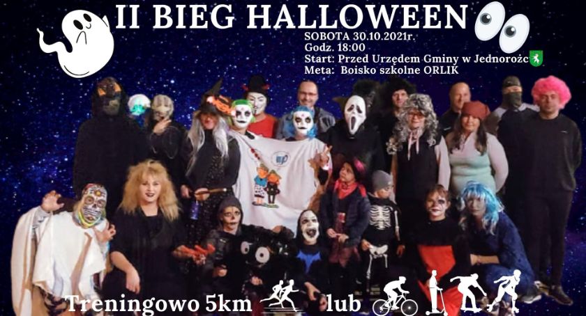 II Bieg Halloween w Jednorożcu - zaproszenie