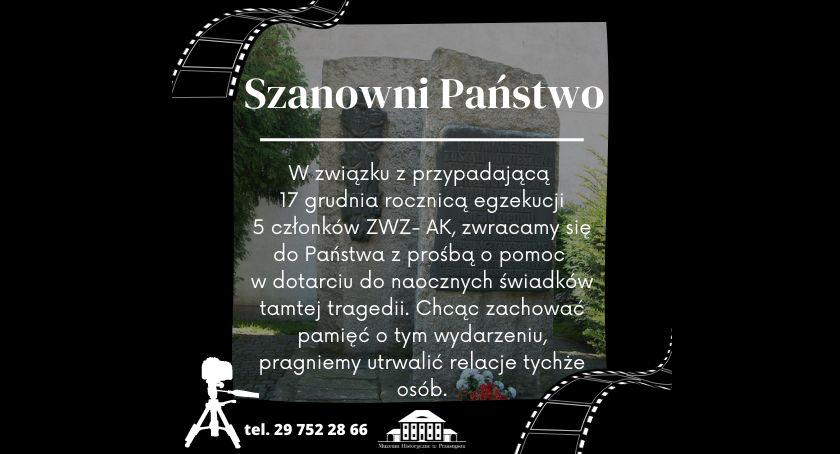 Byłeś świadkiem egzekucji z 1942 roku? Podziel się wspomnieniami