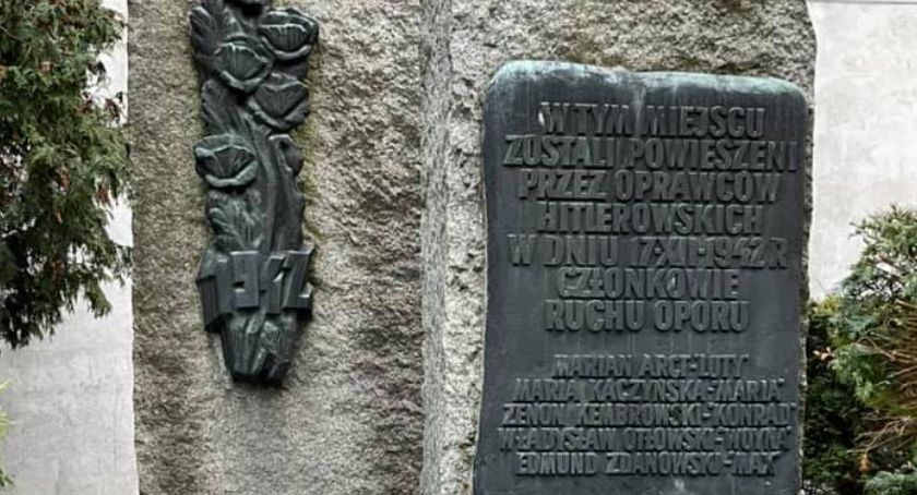 Miasto Przasnysz usuwa krzaki przy tzw. Pomniku Powieszonych. Dlaczego to robi?