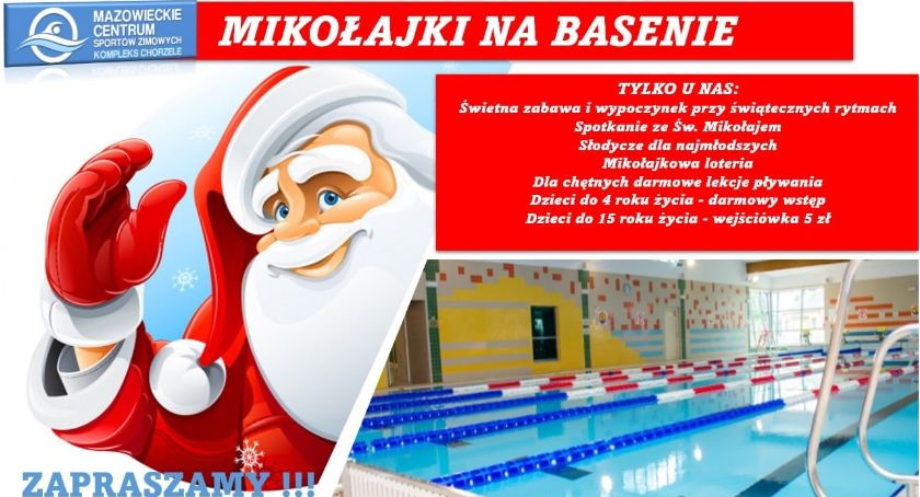 Mikołajki na basenie