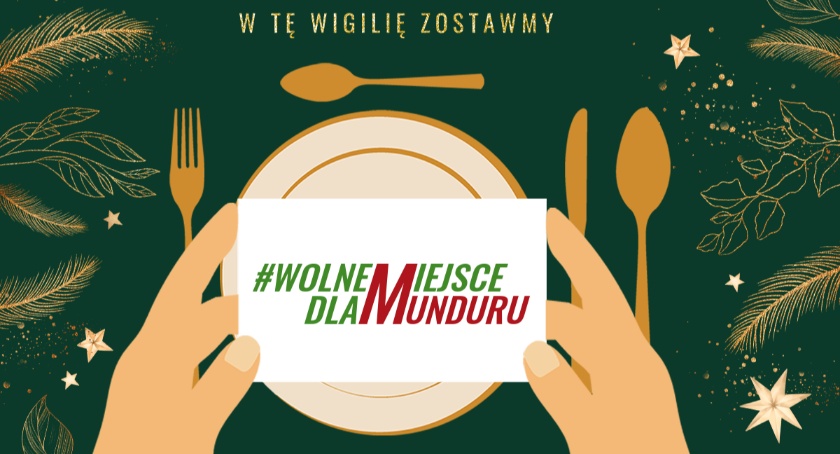 Zostawmy w tym roku przy świątecznym stole #WolneMiejsceDlaMunduru 
