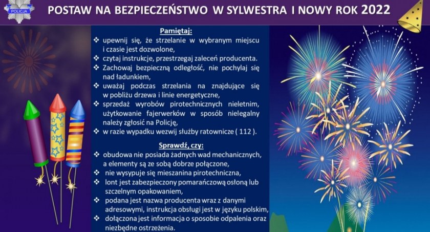Fajerwerki - postaw na bezpieczeństwo!