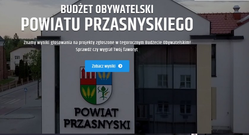 Budżet Obywatelski Powiatu Przasnyskiego rozstrzygnięty. Powiat zrealizuje sześć projektów.