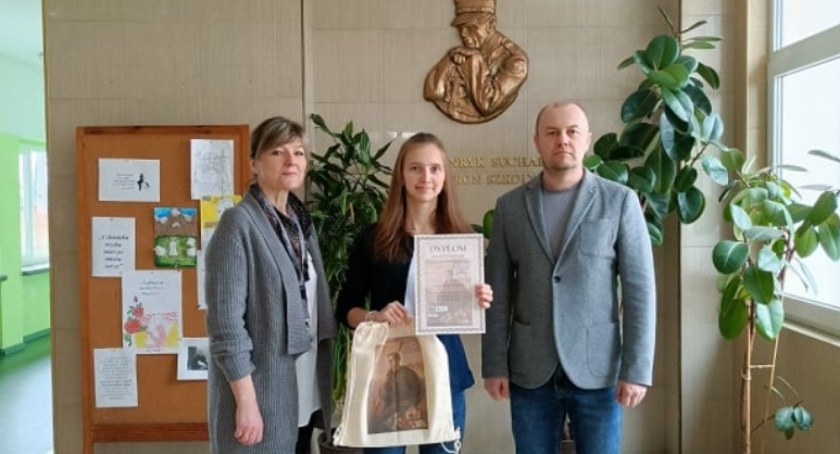Katarzyna Sztukert, uczennica ZSP z wyróżnieniem