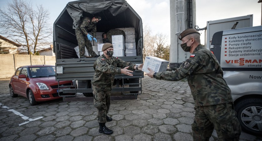 Terytorialsi dostarczą Maseczkę dla obywatela