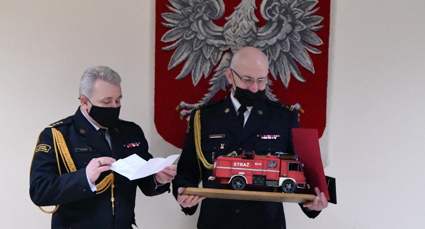 Uroczyste pożegnanie ze służbą Dowódcy Jednostki Ratowniczo Gaśniczej! 