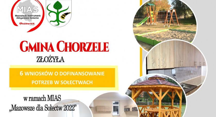 Gmina Chorzele z wnioskami o dofinansowanie potrzeb w sołectwach
