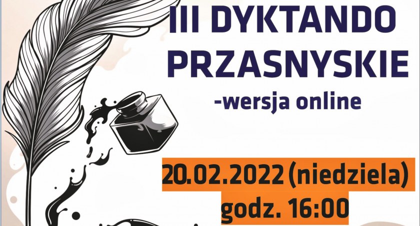 Dyktando Przasnyskie po raz trzeci - zaproszenie