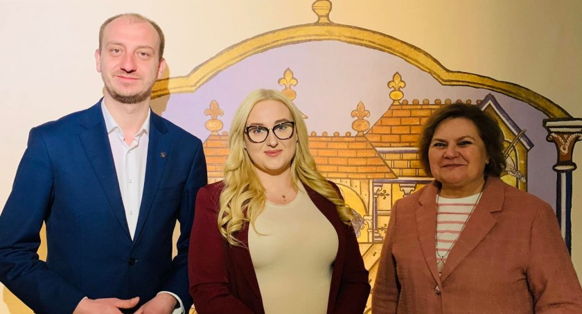 Katarzyna Dworzyńska jednodniową burmistrz Miasta Przasnysz
