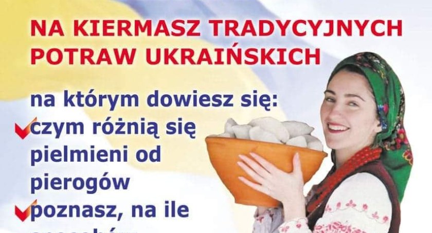 Kiermasz tradycyjnych potraw ukraińskich w Chorzelach