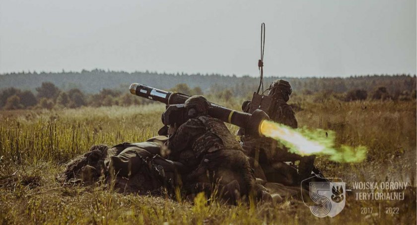 Mazowieccy terytorialsi szkolą się z obsługi wyrzutni JAVELIN