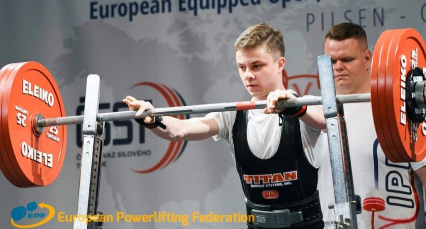 Jakub Bońkowski Mistrzem Europy w Trójboju Siłowym