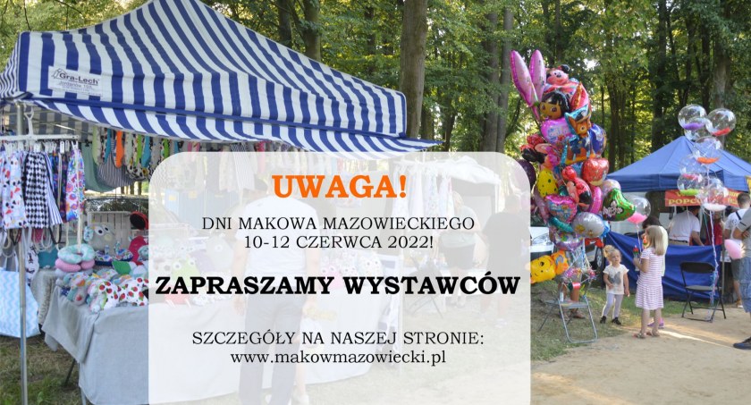 W Makowie wystąpi Enej i Afromental. Urząd zaprasza wystawców na Dni Makowa.