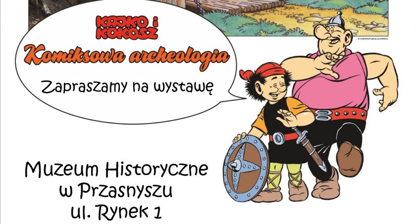 Kajko i Kokosz - komiksowa archeologia - zaproszenie na wernisaż