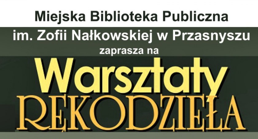 Warsztaty rękodzieła - makramy [zaproszenie]
