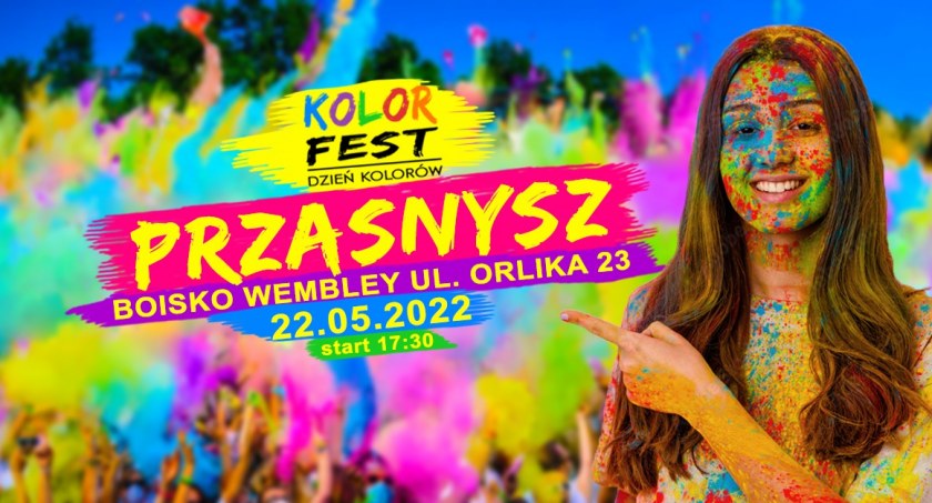 Kolor Fest Przasnysz - Dzień Kolorów w Przasnyszu