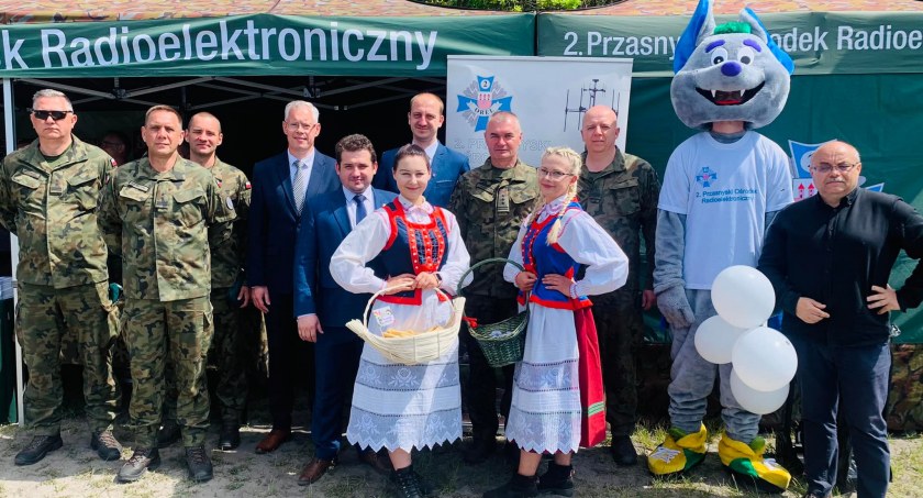 Przasnyska delegacja i 2.ORel na Święcie Wojsk Rozpoznawczych i Walki Elektronicznej