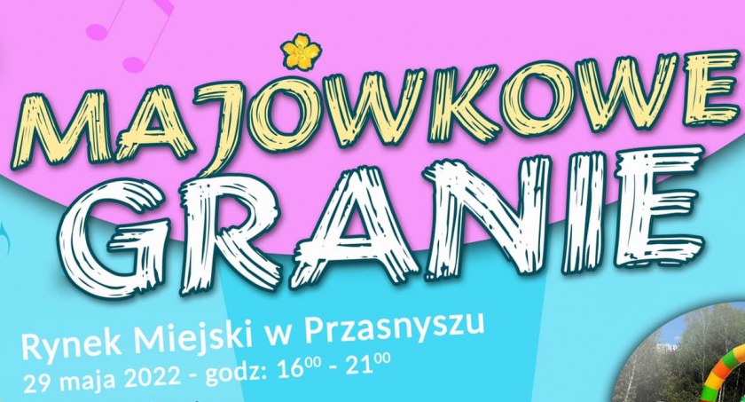 Majówkowe Granie na Rynku Miejskim.