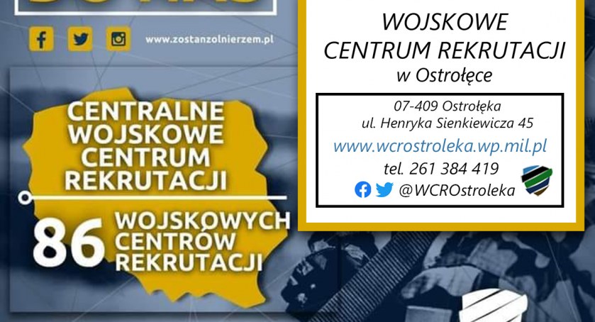 Wojsko - WCR zamiast WKU w Ostrołęce