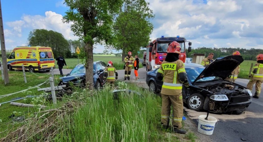 Dwa poważne wypadki. Trzy osoby poszkodowane