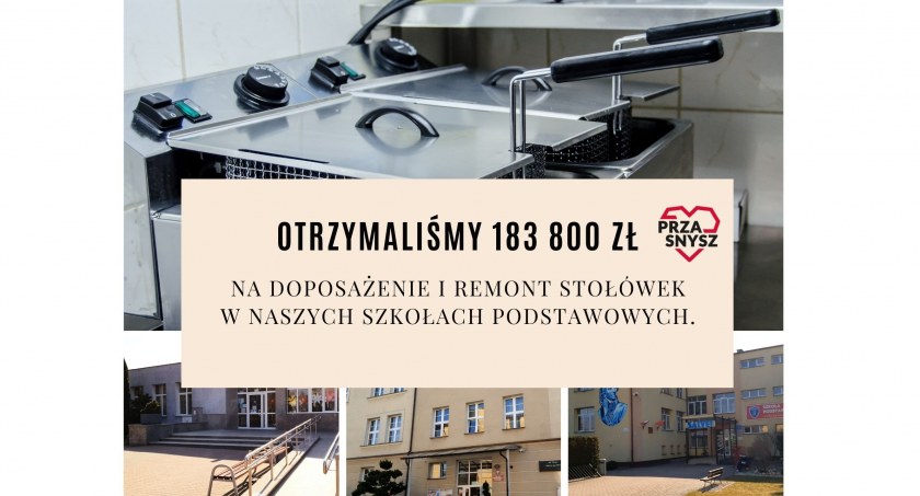 Stołówki w przasnyskich Szkołach Podstawowych zostaną wyremontowane i doposażone