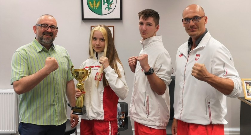Starosta pogratulował sportowcom z Krasnego dobrych lokat w Mistrzostwach Europy w Karate Kyokushin