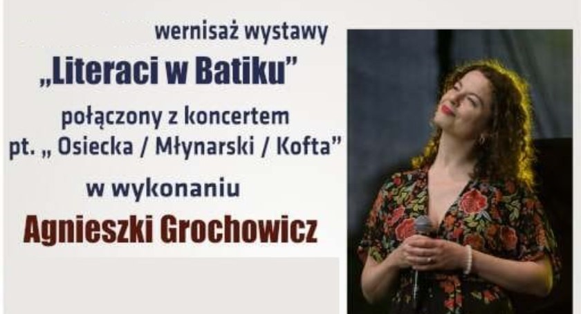 Wernisaż wystawy Literaci w Batiku połączony z koncertem