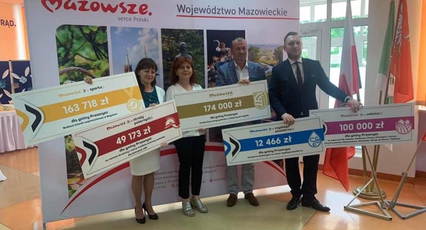 Ogromne wsparcie dla Gminy Przasnysz z Urzędu Marszałkowskiego w Warszawie