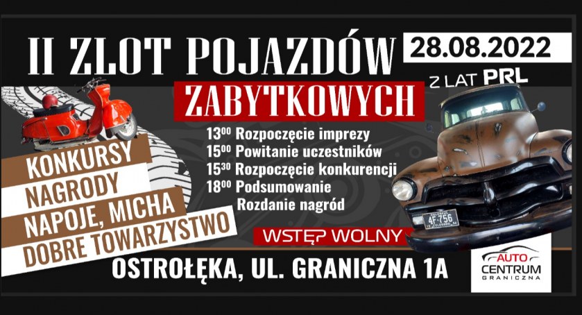Spotkanie z historyczną motoryzacją już 28 sierpnia.
