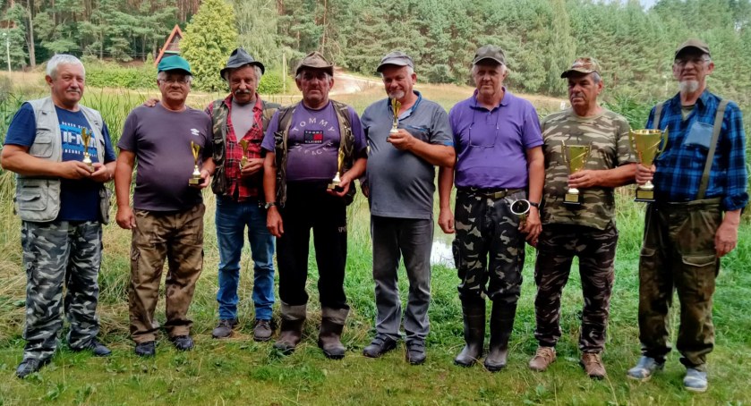 Rozegrali towarzyskie zawody wędkarskie Klubu Seniora 