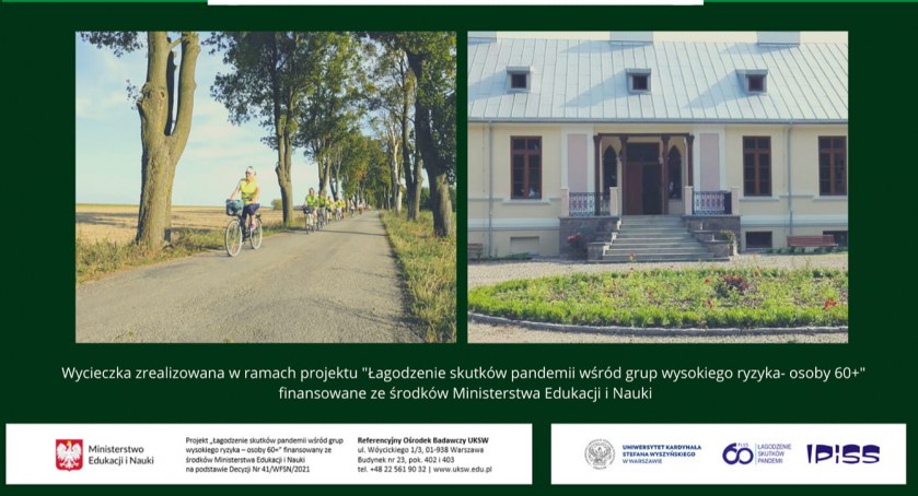Wycieczka rowerowa do Chojnowa. Zapraszamy Seniorów.