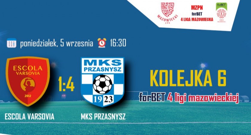 MKS Przasnysz wygrywa na wyjeździe