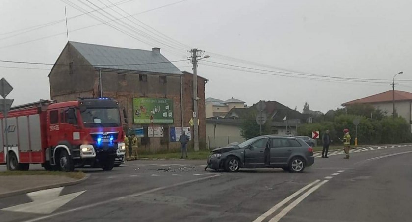 Wypadek na skrzyżowaniu ulic w Przasnyszu [AKTUALIZACJA]