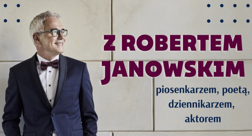 Spotkanie autorskie z Robertem Janowskim w Miejskiej Bibliotece