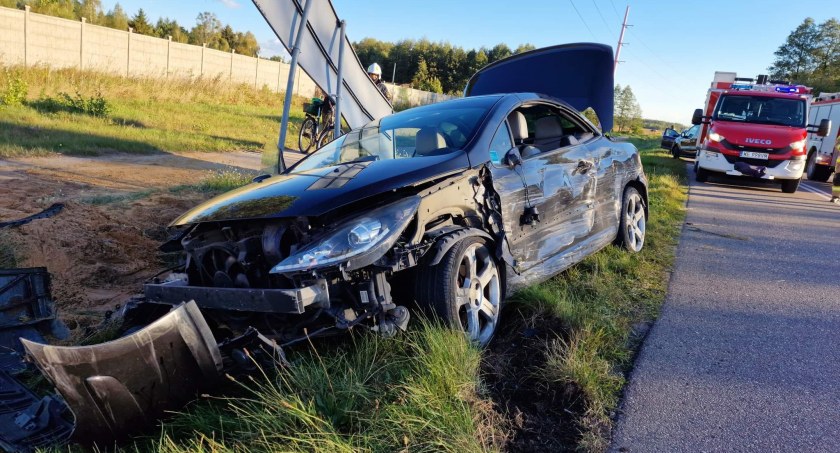 Nie ustąpił pierwszeństwa. Został ukarany mandatem