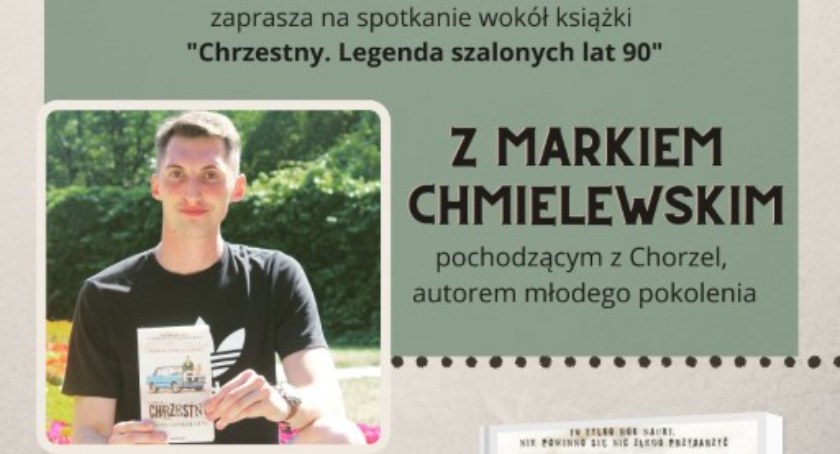 Spotkanie autorskie z Markiem Chmielewskim - zaproszenie