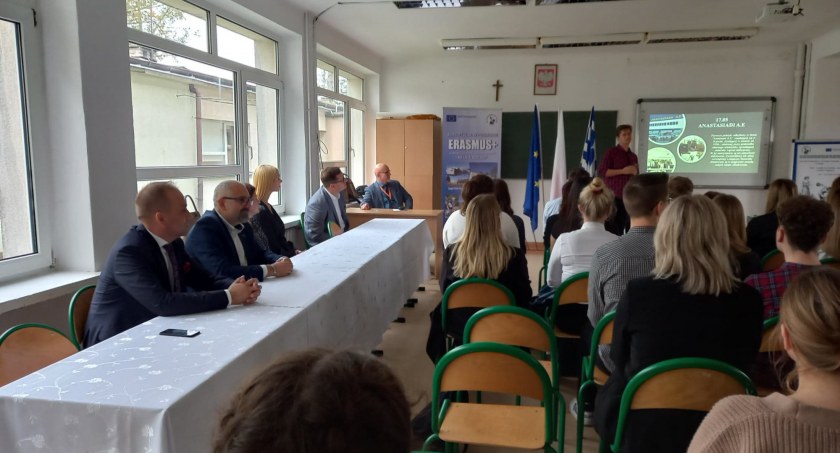 Spotkanie w ZSP Przasnysz  ws akredytacji i omówienia praktyk zawodowych w Grecji